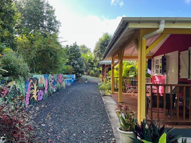 Jardin Des Anges-Bungalows Creoles Et Studio Le Moule Esterno foto